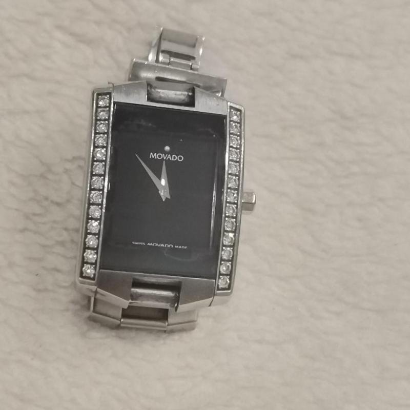 Movado 0604419 Eliro Factory Diamond Men's Stainless Steel Watch